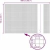 Suvirintas vielos tvora žemės tvirtinimas 10 x 1,5 m Žalia