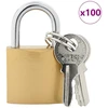 U spyna su raktai 100 pcs Žalvaris Geležis