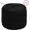 Universali virvė 10 mm 250 m Juoda Poliesteris