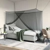 Uodų tinklas lovai 156 mesh Juoda 220 x 100 x 150 cm