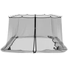 Uodų tinklelį pavėsinei 220 tinklas Juoda 6 x 3 x 2 m