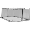 Uodų tinklelį pavėsinei 220 tinklas Juoda 6 x 3 x 2 m