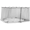 Uodų tinklelį pavėsinei 220 mesh Juoda 3,6 x 3,6 x 2 m