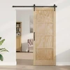 Vidaus durys 93 x 211 cm fanera Natūrali