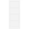 us durys Balta 93 x 232 cm fanera