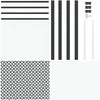 Stiklinės durys Juoda 102,5 x 3,5 x 201,5 cm Aliuminis