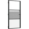 Stiklinės durys Juoda 102,5 x 3,5 x 201,5 cm Aliuminis