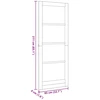 us durys Natūrali 83 x 211 cm fanera