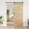 us durys Natūrali 83 x 232 cm fanera