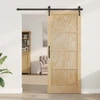 us durys Natūrali 86 x 211 cm fanera