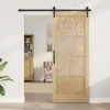 Vidaus durys 86 x 211 cm fanera Natūrali
