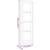 us durys ORKDAL Ruda 61 x 198,5 cm