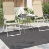 Vidaus ir lauko kilimas PALMERAS Antracitas 200 x 140 cm