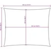 Uždanga nuo saulės, oranžinė, 2,5x3,5m, oksfordo audinys