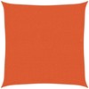 Uždanga nuo saulės, oranžinės spalvos, 2,5x2,5m, HDPE, 160g/m²