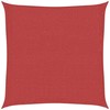 Uždanga nuo saulės, raudonos spalvos, 3x3m, HDPE, 160g/m²
