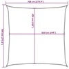 Uždanga nuo saulės, taupe spalvos, 7x7m, HDPE, 160g/m²