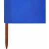 Uždanga nuo vėjo, 6 plokštės, žydra, 800x160cm, audinys