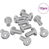 Užrakinimo varžtas 12 vnt. Sidabrinė M6 x 12 mm Plienas