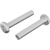 Užrakinimo varžtas Paprastas 2 pcs Sidabro M6 x 35 mm Plienas