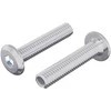 Užrakinimo varžtas Paprastas 2 pcs Sidabro M6 x 30 mm Plienas