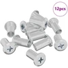 Užrakto veržlė 12 vnt. Nikelio M6 x 15 mm Plienas