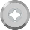 Užrakto veržlė 2 pcs Sidabro M6 x 15 mm Plienas