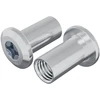 Užrakto veržlė 2 vnt. Nikelio M6 x 25 mm Plienas