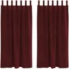 Užtemdymo užuolaidos 2 pcs Vyno raudona 140 x 175 cm Aksomas
