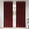 Užtemdymo užuolaidos 2 pcs Vyno raudona 140 x 225 cm Aksomas