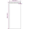 Užtemdymo užuolaidos 2 pcs Garučių geltona 140 x 260 cm Aksomas