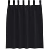 Užuolaidos su žiedais, blokuojančios šviesą 2 pcs Juoda