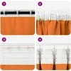Užuolaidos su žiedais, blokuojančios šviesą 2 pcs