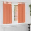 Užuolaidos su žiedais, blokuojančios šviesą 2 pcs Terakotos