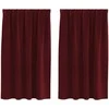 Užtemdymo užuolaidos 2 pcs Vyno raudona 140 x 140 cm Aksomas