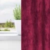 Aksominio tipo užuolaidos 2 pcs Vyno raudonumo 175 x 140 cm