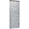 Užuolaida nuo vabzdžių, ruda ir kreminė, 90x220 cm, šenilis