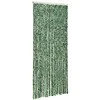 Užuolaida nuo vabzdžių, žalia ir balta, 90x220 cm, šenilis