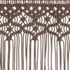 Užuolaida, taupe spalvos, 140x240cm, medvilnė, makrame stiliaus