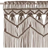 Užuolaida, taupe spalvos, 140x240cm, medvilnė, makrame stiliaus