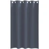 Užuolaidos su žiedais, blokuojančios šviesą 2 pcs Antracitas