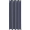 Užuolaidos su žiedais, blokuojančios šviesą 2 pcs Antracitas