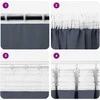 Užuolaidos su žiedais, blokuojančios šviesą 2 pcs Antracitas