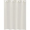Voile Užuolaida 2 pcs Kreminė 140 x 140 cm Poliesteris