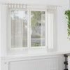Voile Užuolaida 2 pcs Kreminė 175 x 140 cm Poliesteris