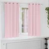 Užuolaidos su žiedais, blokuojančios šviesą 2 pcs