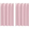 Užuolaidos su žiedais, blokuojančios šviesą 2 pcs