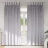 Užuolaidos su žiedais, blokuojančios šviesą 2 pcs Metalo pilka