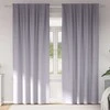 Užuolaidos su žiedais, blokuojančios šviesą 2 pcs Metalo pilka