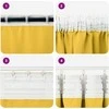 Užuolaidos su žiedais, blokuojančios šviesą 2 pcs